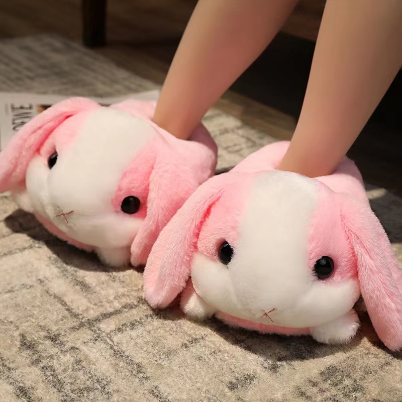 Fluffy Cotton Bunny Rabbit Slippers