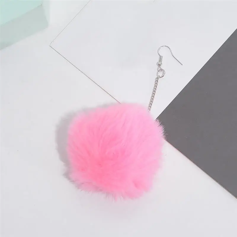 Fluffy Dangle Pom Pom Earrings Fluffy Dangle Pom Pom Earrings