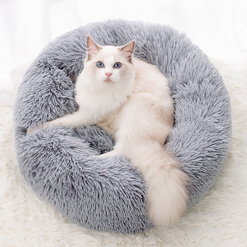 Fluffy Dog Cushion Bed