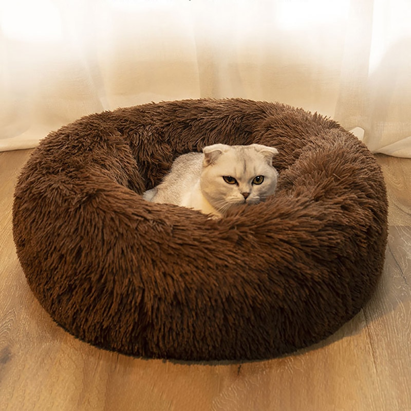 Fluffy Dog Cushion Bed