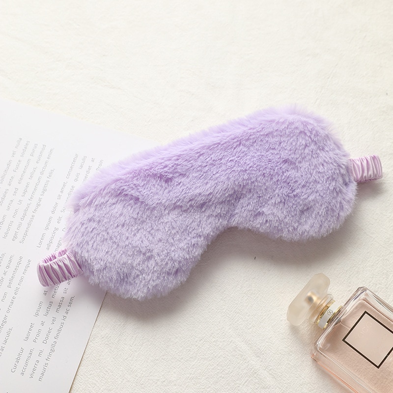 Fluffy Eyemask Soft Plush Eyes Cover