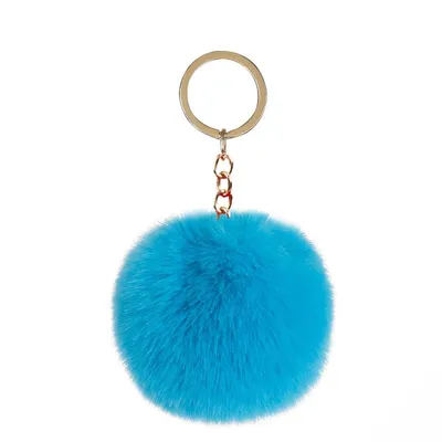 Fluffy Keychain Soft Bag Accessory Ball Fluffy Keychain Soft Bag Accessory Ball