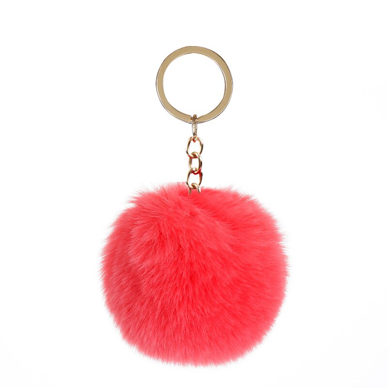 Fluffy Keychain Soft Bag Accessory Ball Fluffy Keychain Soft Bag Accessory Ball