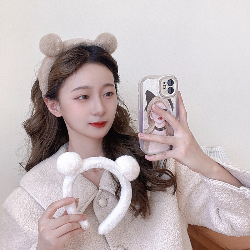 Fluffy Teddy Bear Ears Headband