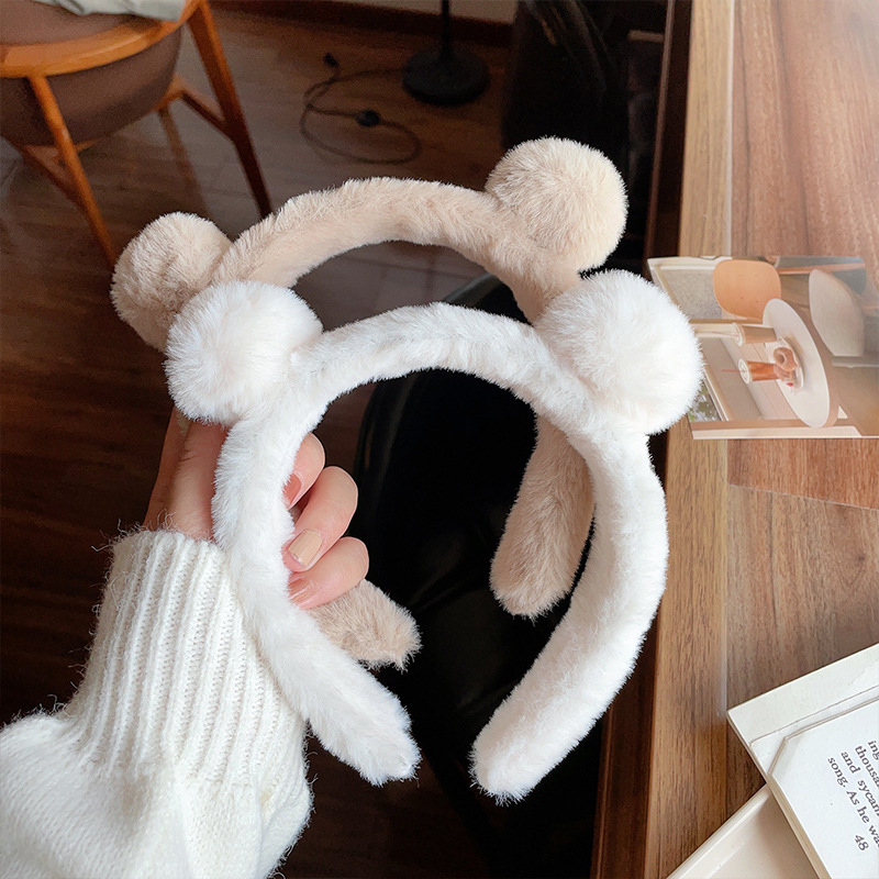 Fluffy Teddy Bear Ears Headband