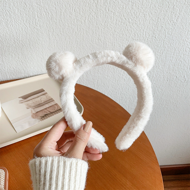 Fluffy Teddy Bear Ears Headband