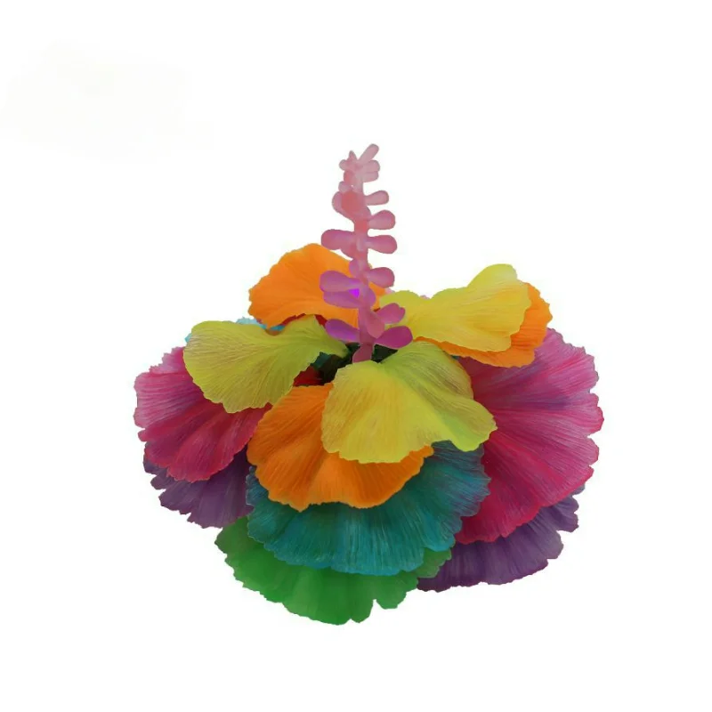 Fluorescent Aquarium Decor Fish Tank Landscaping Coral Simulation Lettuce Coral Ornaments Small Underwater World