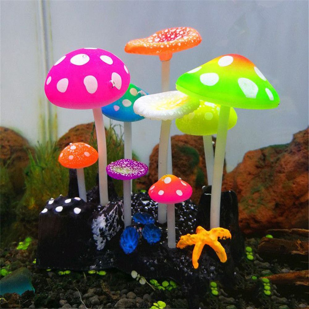 Fluorescent Mushroom Aquarium Decor (9 stems) Fluorescent Mushroom Aquarium Decor (9 stems)
