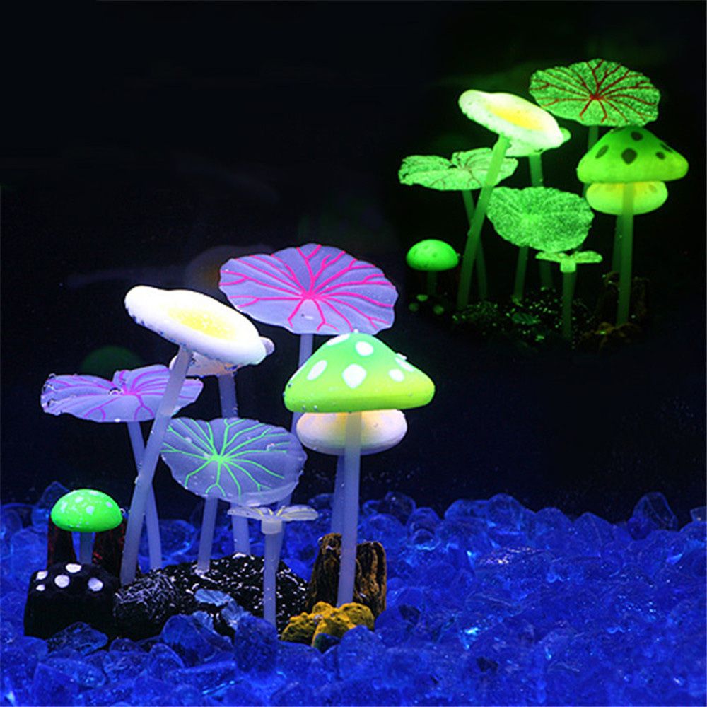 Fluorescent Mushroom Aquarium Decor (9 stems) Fluorescent Mushroom Aquarium Decor (9 stems)