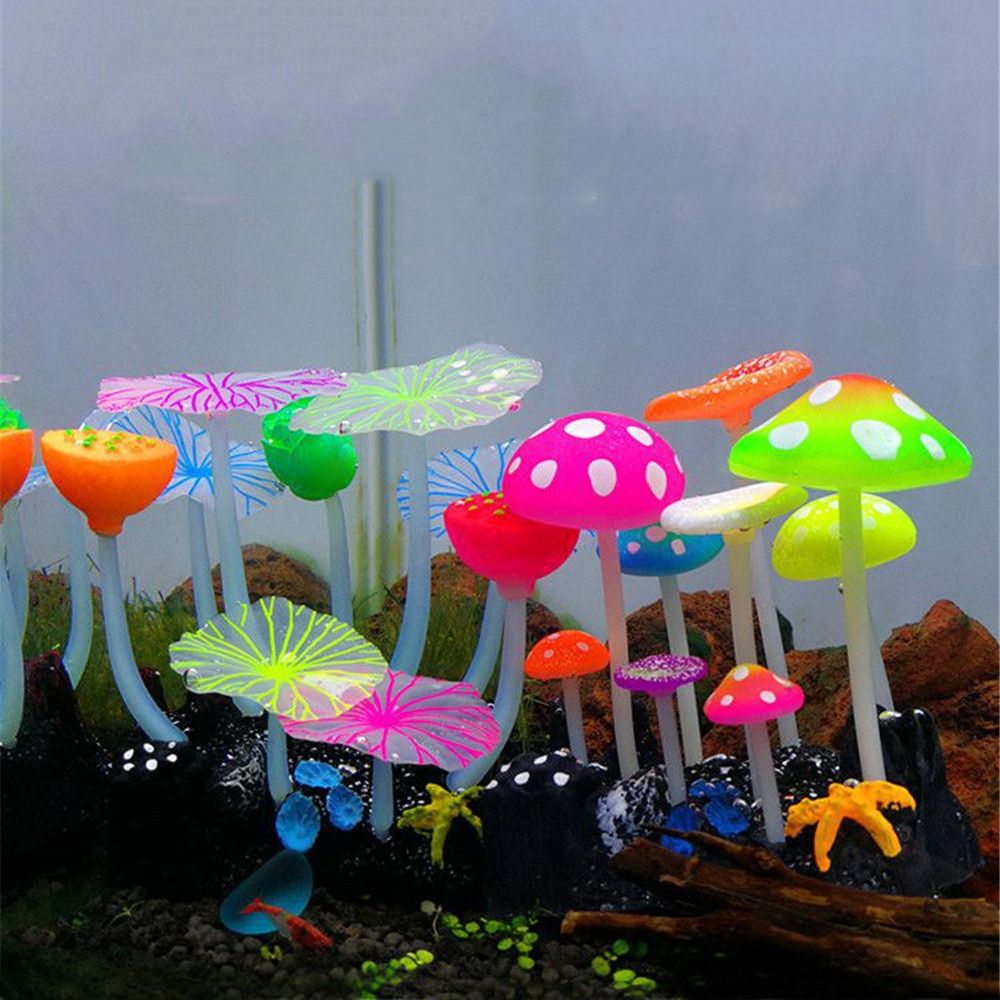 Fluorescent Mushroom Aquarium Decor (9 stems) Fluorescent Mushroom Aquarium Decor (9 stems)