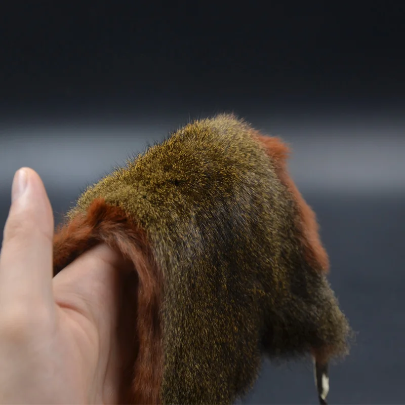 Fly Fishing Whole Pine Squirrel Skin Natural Thick Hair Zonker Strip Nymphs 2 styles Soft Squirre Fur Fly Tying Dubbing