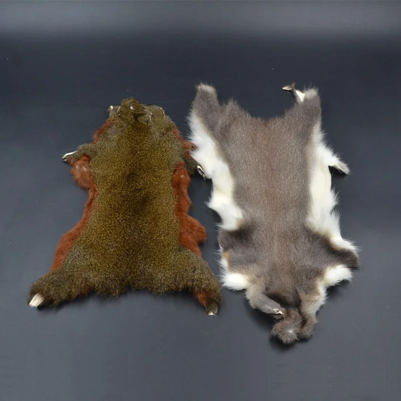 Fly Fishing Whole Pine Squirrel Skin Natural Thick Hair Zonker Strip Nymphs 2 styles Soft Squirre Fur Fly Tying Dubbing