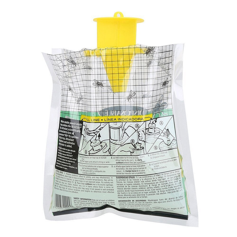 Fly Trap Bag Non-Toxic Catcher Fly Trap Bag Non-Toxic Catcher