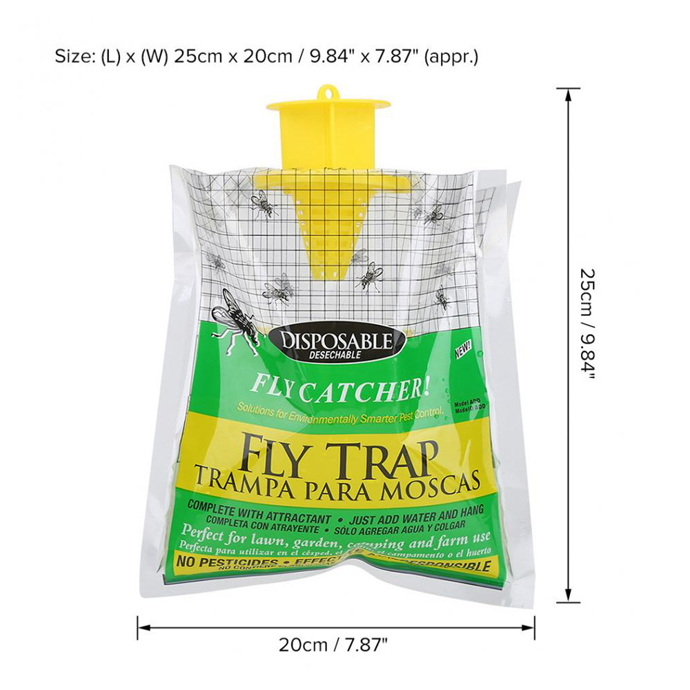Fly Trap Bag Non-Toxic Catcher Fly Trap Bag Non-Toxic Catcher