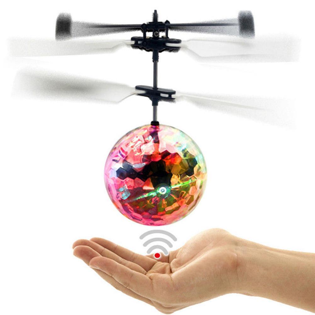 Flying Disco Ball LED Light with Propeller Flying Disco Ball LED Light with Propeller