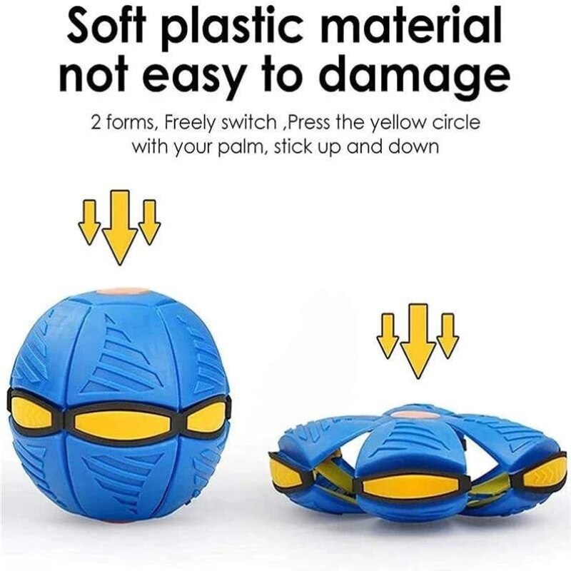 Flying UFO Flat Throw Disc Ball Magic Ball Toy Kid Outdoor Garden Beach Game Kids Sports Birthday Toy Balls Flying UFO Flat Throw Disc Ball Magic Ball Toy Kid Outdoor Garden Beach Game Kids Sports Birthday Toy Balls