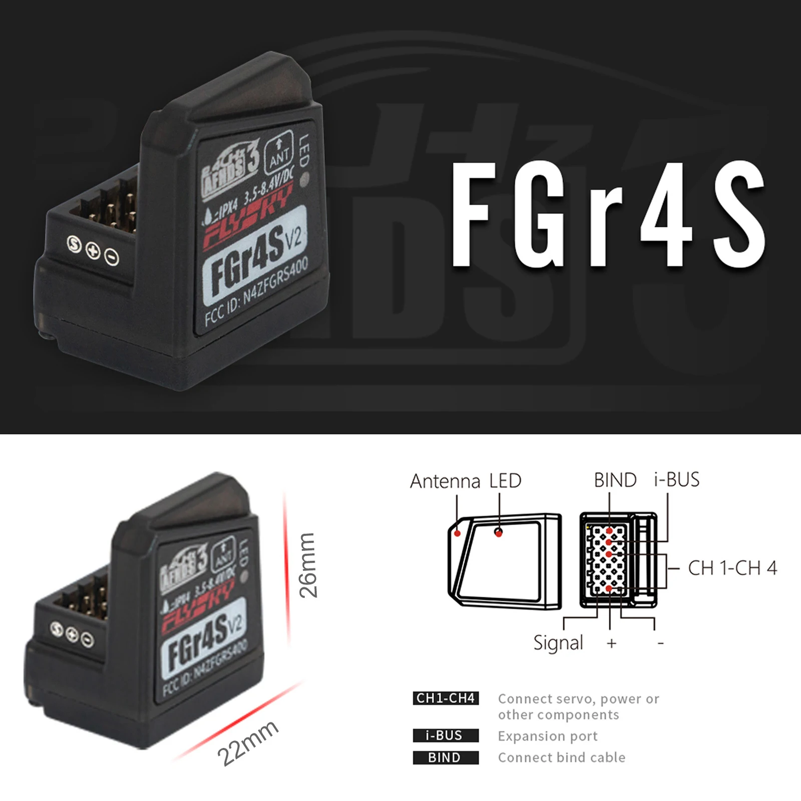 Flysky Noble NB4+ 2.4G 8CH Radio Transmitter Remote Controller with FGR4S Receiver AFHDS 3 Protocol for Remote Control Flysky Noble NB4+ 2.4G 8CH Radio Transmitter Remote Controller with FGR4S Receiver AFHDS 3 Protocol for Remote Control