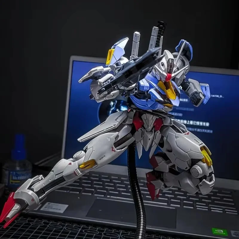FM 1/100 Witch from Mercury Aerial Mecha Model Kit Action Figure Doll for Kids with Water Sticker And Display Bracket