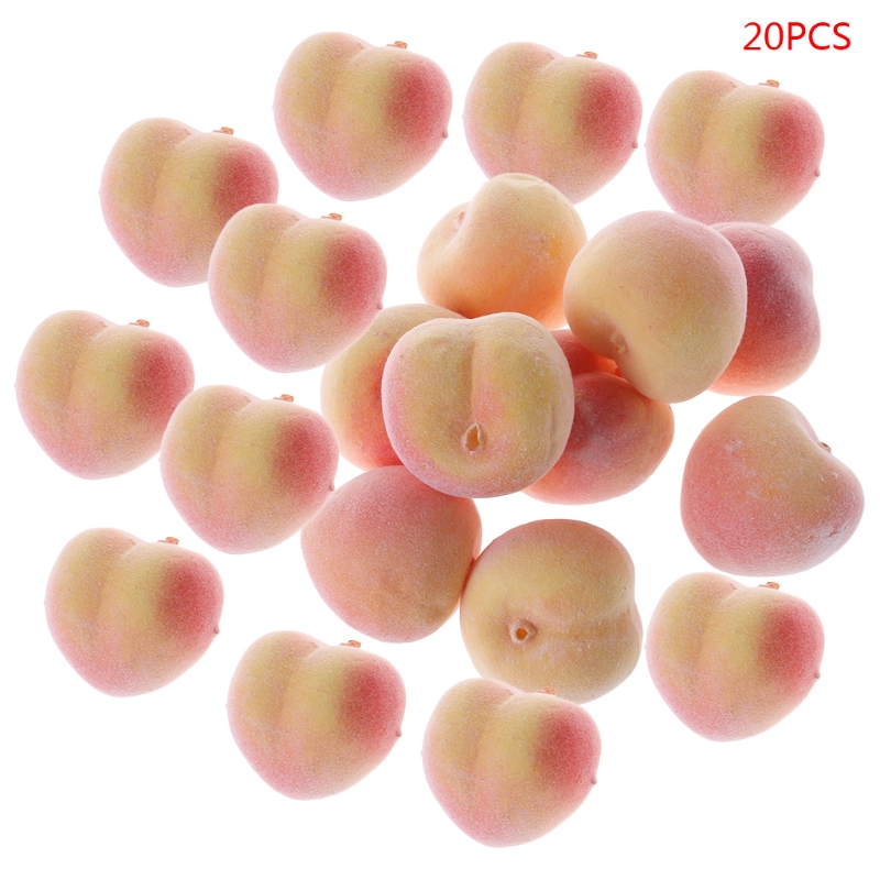 Foam Artificial Peaches (20pcs) Foam Artificial Peaches (20pcs)