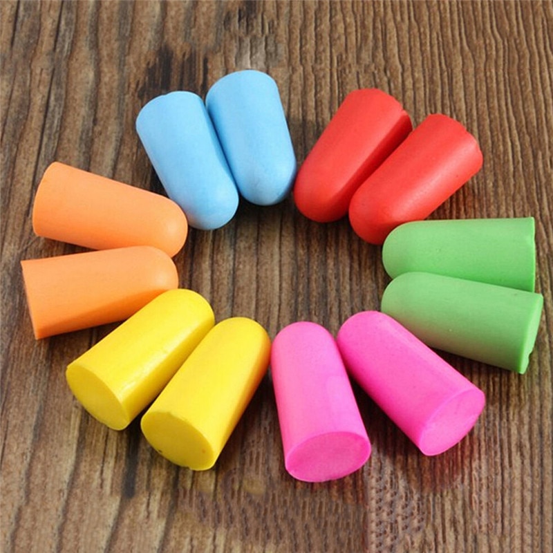 Foam Earplugs Noise Reduction (10 Pairs)