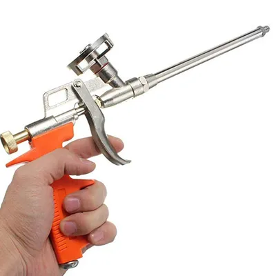 Foam Expanding Spray Gun Foam Glue Gun All Metal Polyurethane Foam Sealant Specia Manual Tool For House Renovation Foam Expanding Spray Gun Foam Glue Gun All Metal Polyurethane Foam Sealant Specia Manual Tool For House Renovation