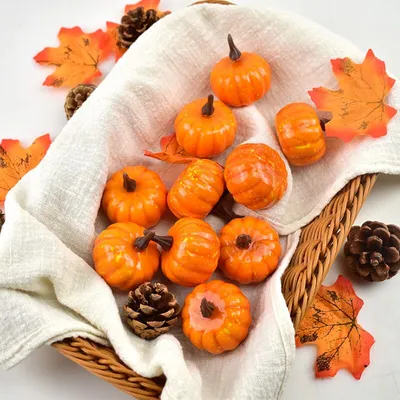 Foam Fake Mini Pumpkins (12pcs)