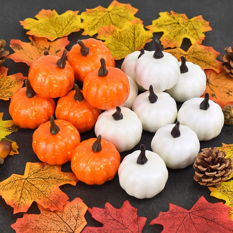 Foam Fake Mini Pumpkins (12pcs)