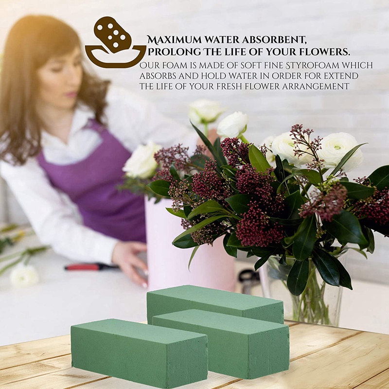 Foam Flower Arrangement Floral Bricks (6 Pcs) Foam Flower Arrangement Floral Bricks (6 Pcs)