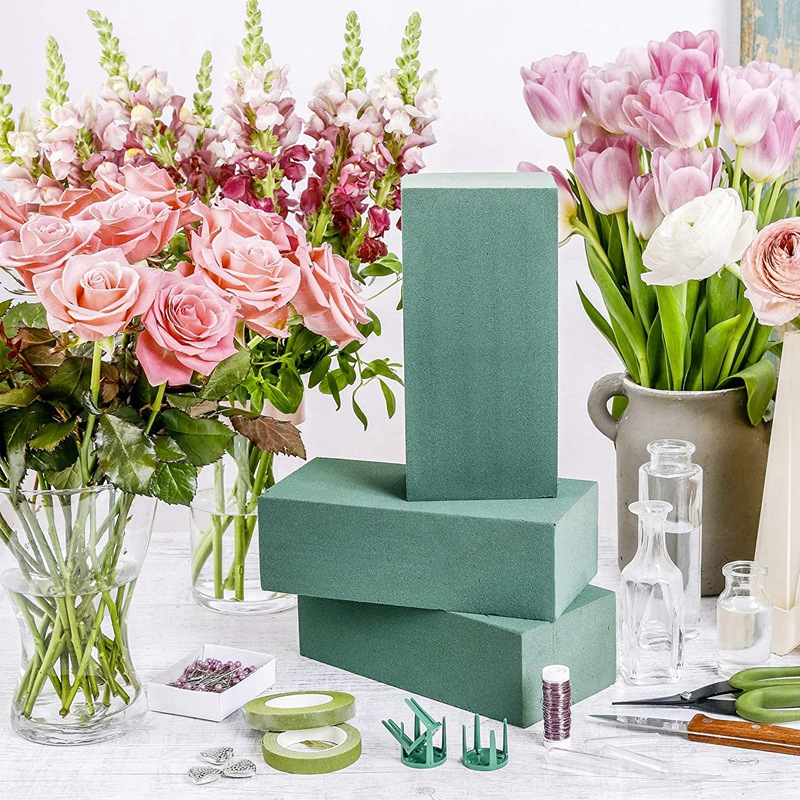 Foam Flower Arrangement Floral Bricks (6 Pcs) Foam Flower Arrangement Floral Bricks (6 Pcs)