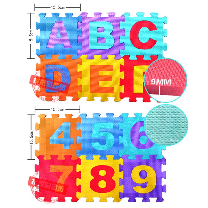 Foam Puzzle Mat 36PCS Toy Set Foam Puzzle Mat 36PCS Toy Set