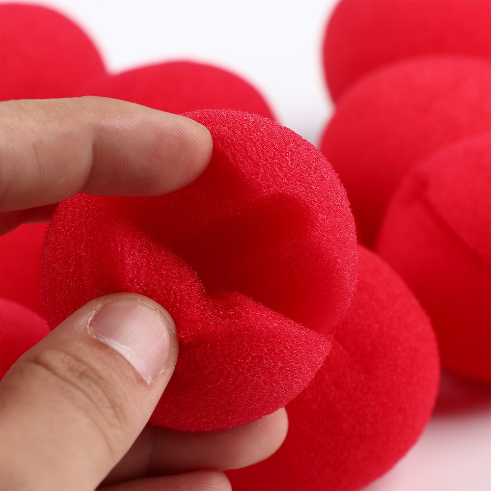 Foam Red Clown Noses (10 pcs)