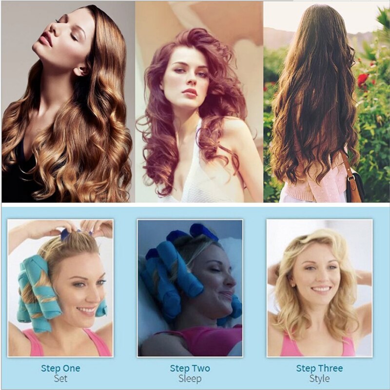Foam Sleeping Hair Rollers (8 pcs) Foam Sleeping Hair Rollers (8 pcs)