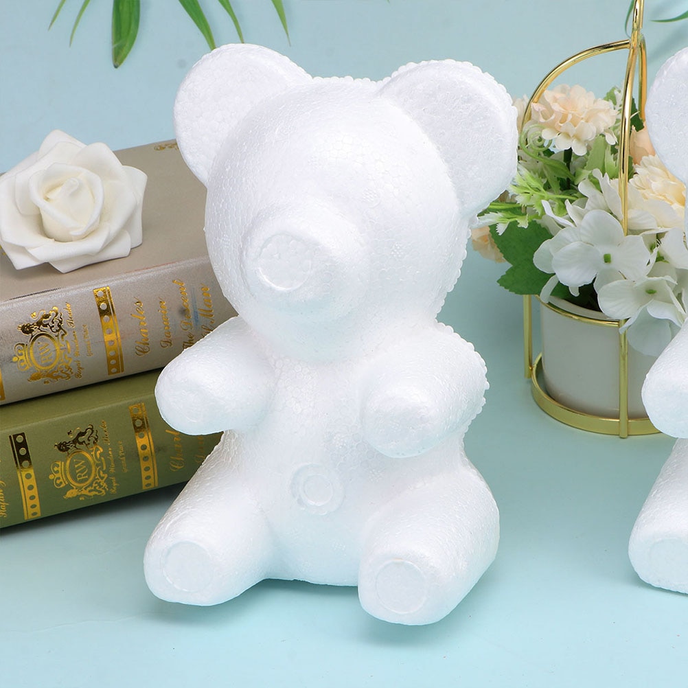 Foam Teddy Bears Flower Molds (3 Pcs)