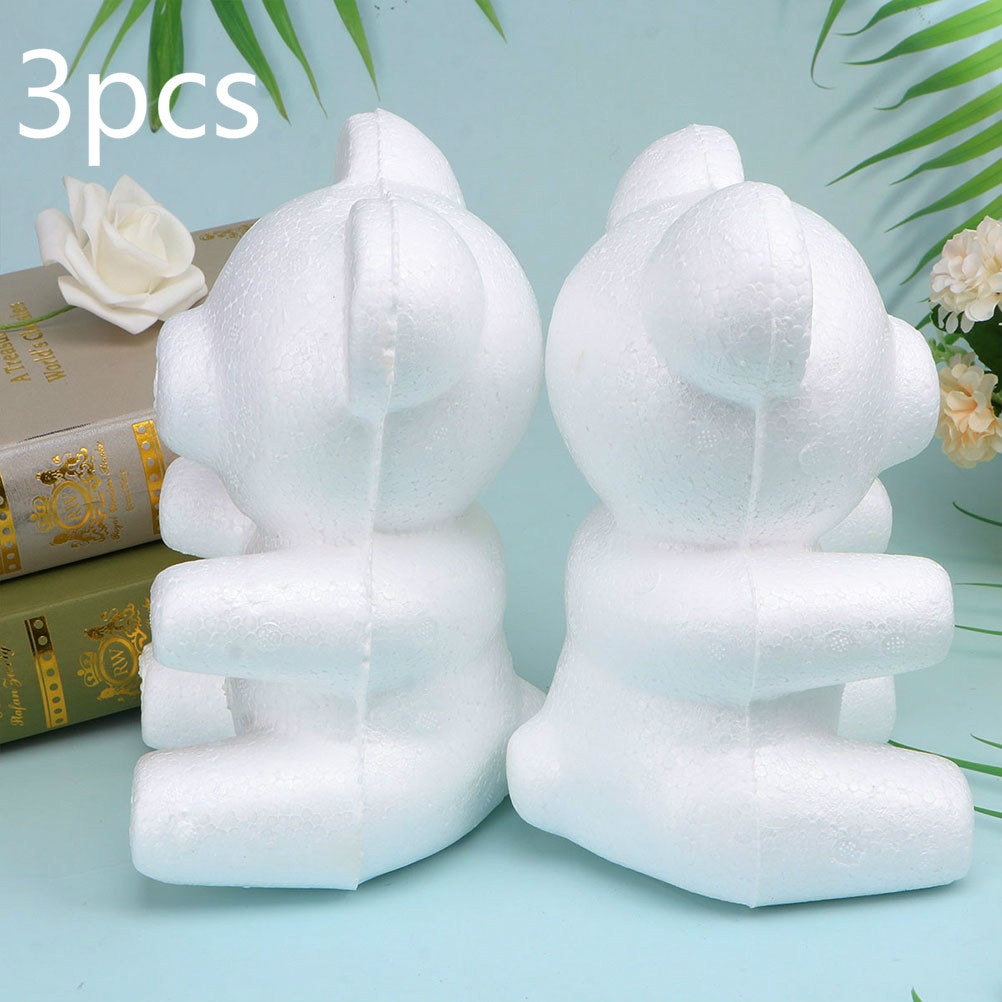 Foam Teddy Bears Flower Molds (3 Pcs) Foam Teddy Bears Flower Molds (3 Pcs)
