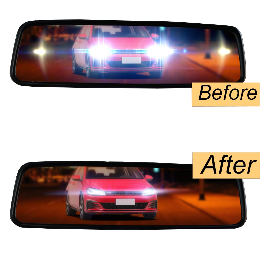 Fogless Anti Glare Rear View Mirror Film Set