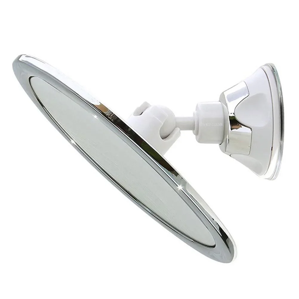 Fogless Makeup Mirror With Holder Suction Cup 360 Rotation Shower Shave Round Mirrors Bathroom Mirrors Washroom Fog