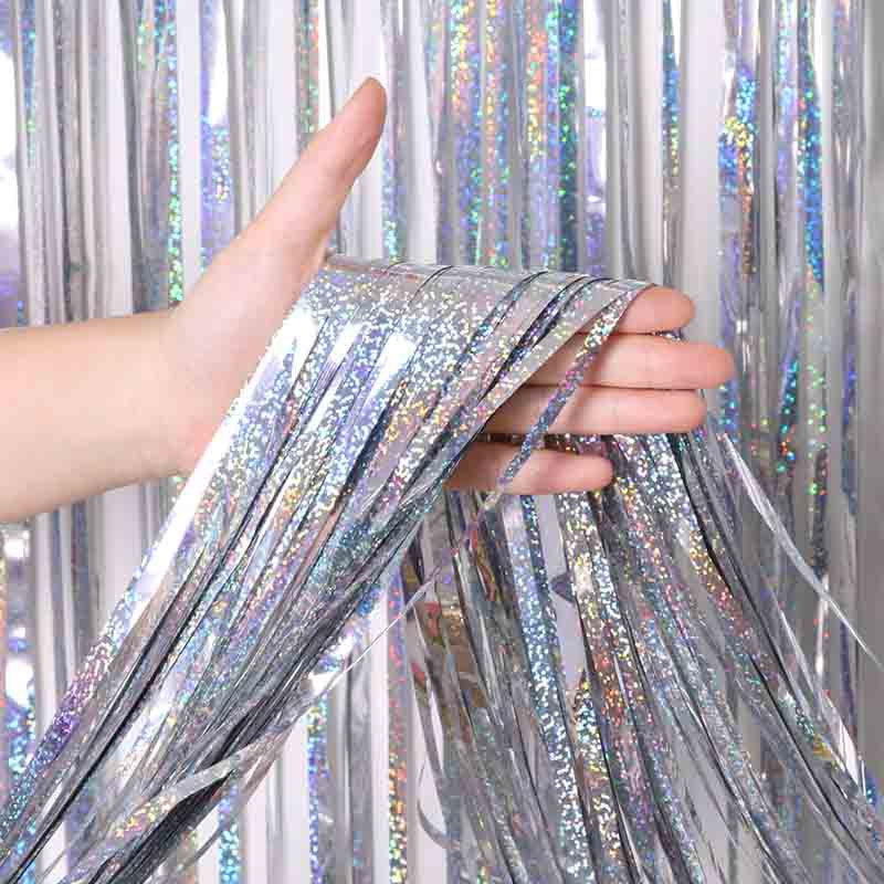 Foil Backdrop Metallic Party Curtain
