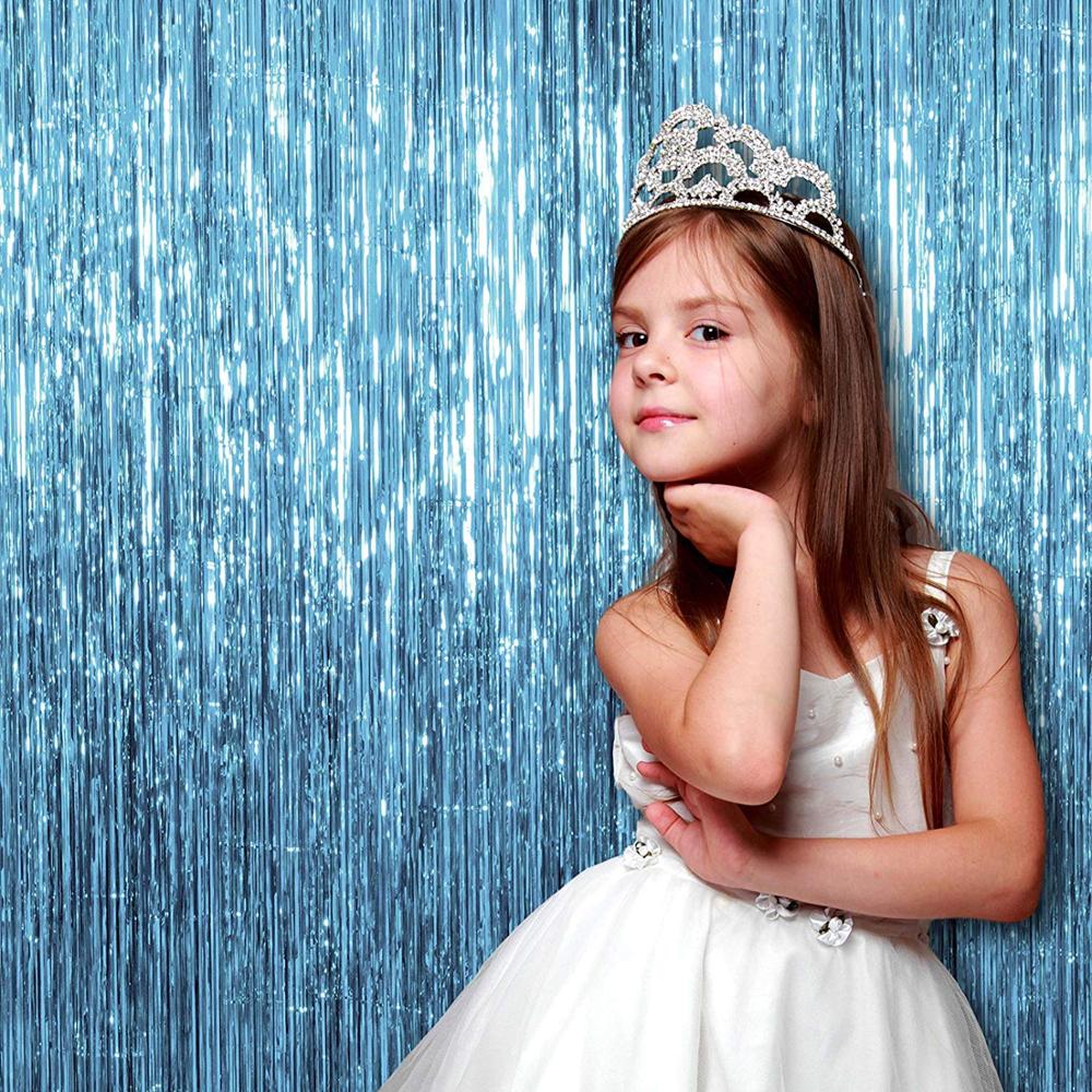 Foil Backdrop Metallic Party Curtain Foil Backdrop Metallic Party Curtain