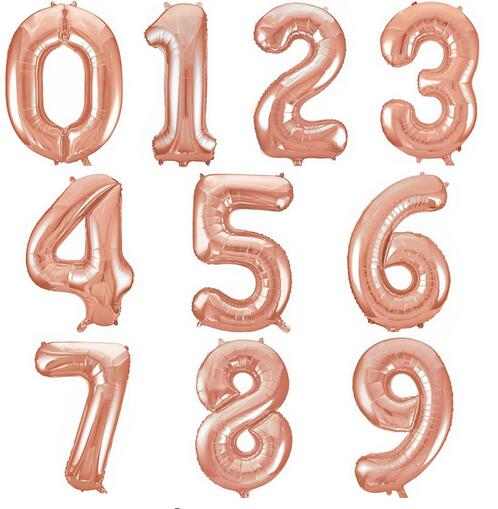 Foil Balloons Party Decor No.0-9