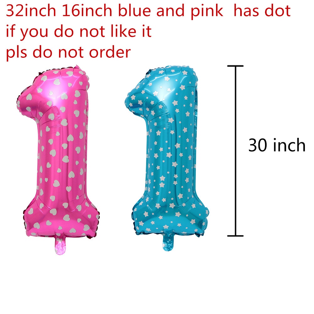 Foil Balloons Party Decor No.0-9
