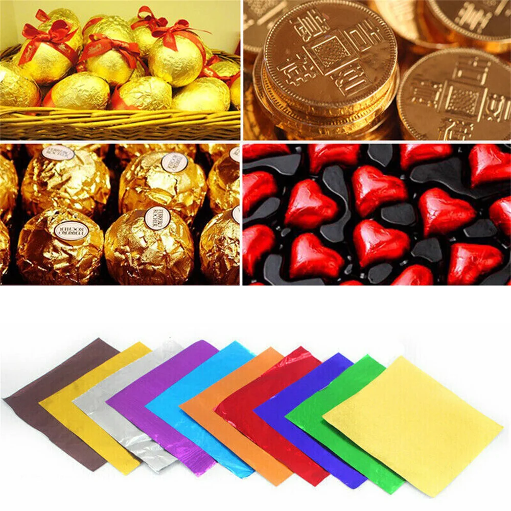 Foil Chocolate Wrappers (100Pcs) Foil Chocolate Wrappers (100Pcs)