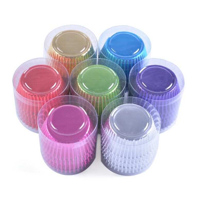 Foil Cupcake Liners Pack (100 Pcs) Foil Cupcake Liners Pack (100 Pcs)