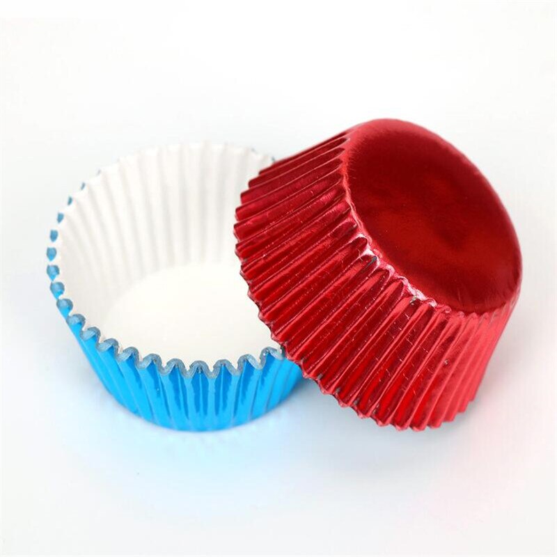 Foil Cupcake Liners Pack (100 Pcs) Foil Cupcake Liners Pack (100 Pcs)