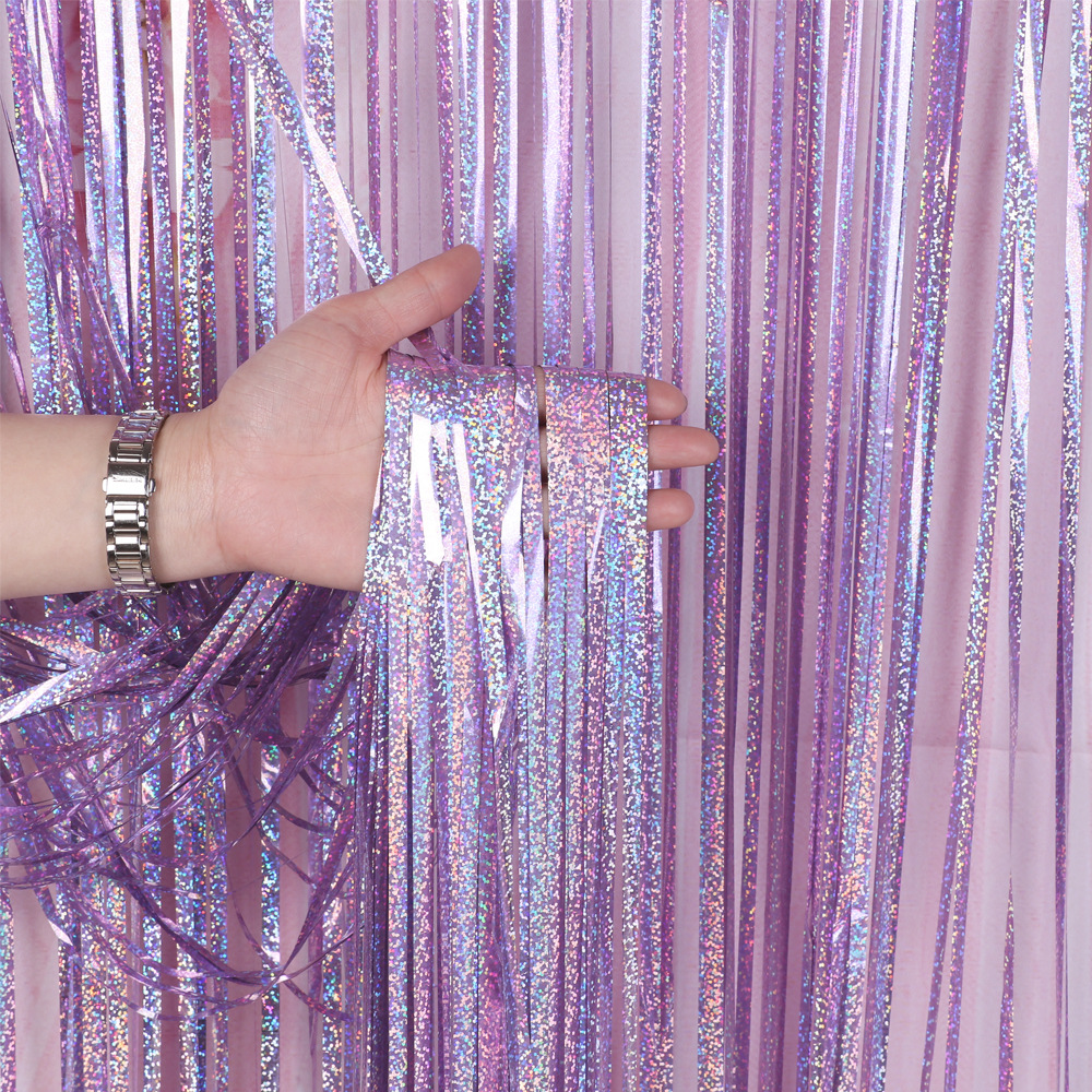 Foil Curtain Tinsel Fringe Backdrop