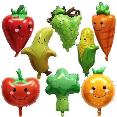 Foil Fruit Balloon Party Decor