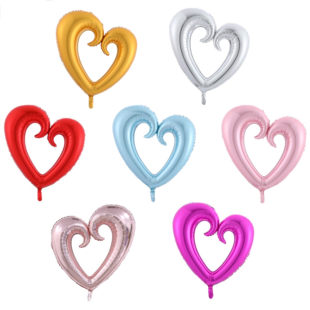 Foil Heart Balloon Decor For Parties