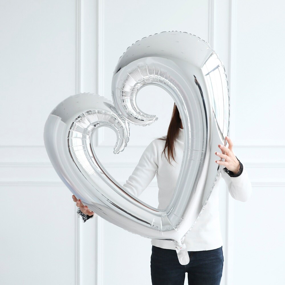 Foil Heart Balloon Decor For Parties