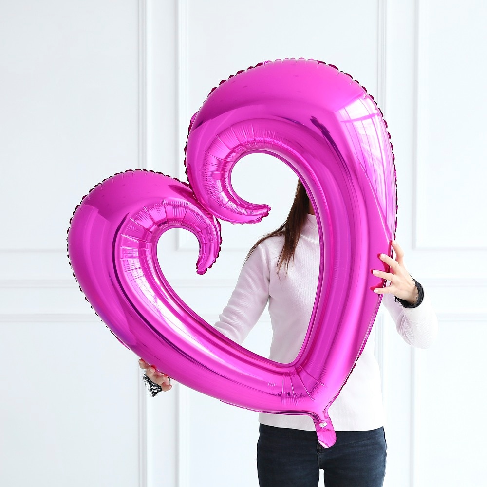 Foil Heart Balloon Decor For Parties