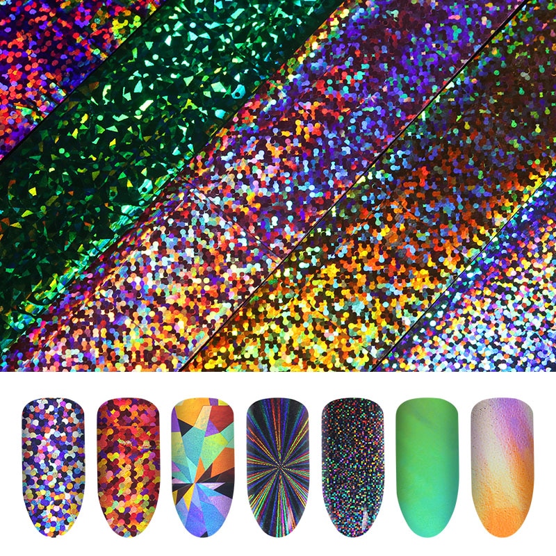Foil Nail Stickers 10 Rolls Foil Nail Stickers 10 Rolls