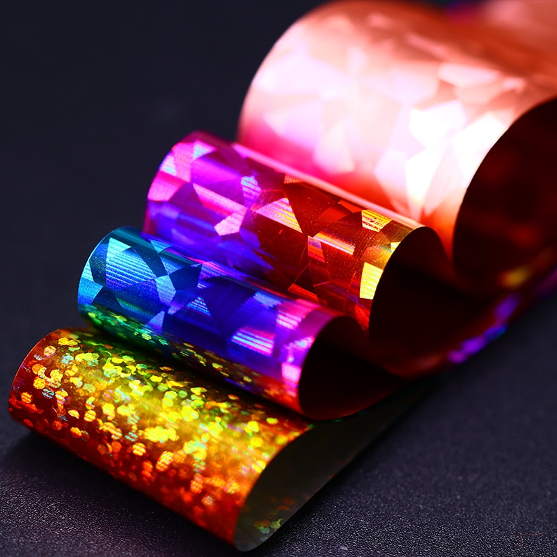 Foil Nail Stickers 10 Rolls Foil Nail Stickers 10 Rolls